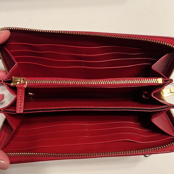 Versace Leather Zip Around Wallet - Picture 7 of 10